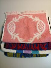 Lote de toalhas de mão vintage estampas listradas algodão terry cores flores comprar usado  Enviando para Brazil