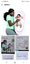 Baby Delight Snuggle Nest Harmony Portable Infant Sleeper ~Pink & White Open Box for sale  Shipping to South Africa