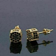 mens black diamond stud earrings for sale  Houston