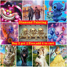 Used, DIY 5D Diamond Painting with Full Colored Drill Kit Art Picture Embroidery Mural for sale  CANNOCK