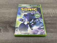 Disco y estuche de juego Sonic Unleashed (Microsoft Xbox 360, 2008) sin manual, usado segunda mano  Embacar hacia Mexico