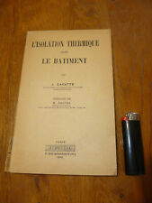 Livre isolation thermique d'occasion  Rumilly