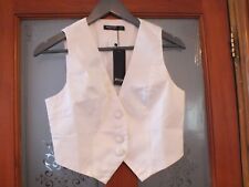 Ladies white waistcoat for sale  PORT TALBOT