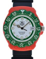 Relógio masculino Tag Heuer Formula 1 F1 profissional verde/vermelho 35mm ref: 384.513! comprar usado  Enviando para Brazil