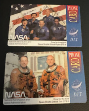 Phonecards nasa signed for sale  SOUTHAMPTON