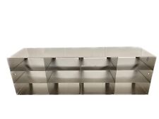 Lab 12-Place Stainless Steel Freezer Storage Rack for 5”x5”x2” Boxes for sale  Shipping to South Africa