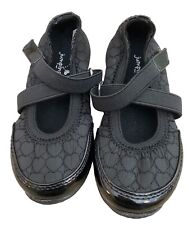 Sapatos Mary Jane bordados coração preto infantil meninas tamanho 7 comprar usado  Enviando para Brazil