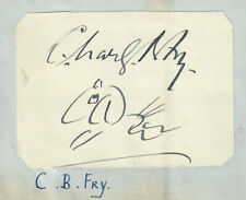 Fry signed autograph for sale  GAINSBOROUGH