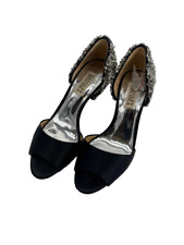 scarpe donna nero argento usato  Roma