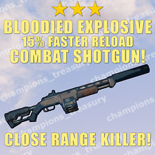 PC ⭐⭐⭐ Bloodied Explosive (15% Faster Reload) COMBAT SHOTGUN CLOSE RANGE KILLER! for sale  Shipping to South Africa