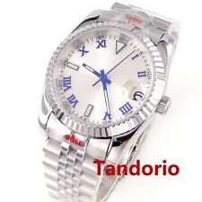 36mm/39mm Silver Sunburst Dial Fluted Bezel Sapphire Glass NH35 PT5000 Men Watch for sale  Shipping to South Africa