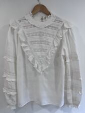 Monsoon blouse white for sale  CORSHAM