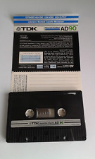 Audio Blank Recordable Cassette.  REF  A2  TDK AD 90 for sale  Shipping to South Africa