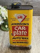 1950 Johnson’s placa de carro vintage lata de cera automotiva propaganda diamante comprar usado  Enviando para Brazil