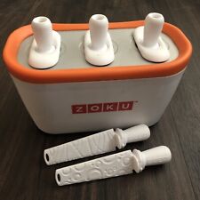 Zoku Quick Pop Maker with 5 Popsicle Sticks & 3 Drip Guards, used for sale  Shipping to South Africa