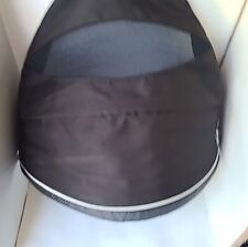 Chicco Key fit 30 Zip Baby Car Seat Fabric Canopy Hood Visor Sun Shade Black.  for sale  Shipping to South Africa