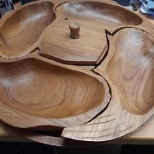 Wooden serving bowl for sale  FAVERSHAM