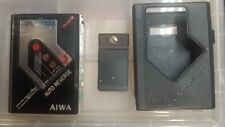 Grabadora de casete portátil de radio AIWA HS-J500 FM/AM con estuche + clip de cinturón **LEER** segunda mano  Embacar hacia Argentina