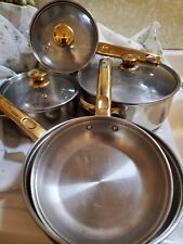 SALE! WAS 85. 8 PC COOKING SET POTS & PANS & LIDS for sale  Shipping to South Africa