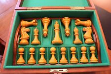 Staunton antiqued chess for sale  BURY