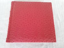 Textured red leather for sale  UK