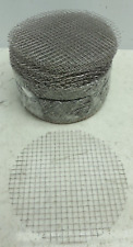 Used, 100 Pack 6" Stainless Steel Welded Wire 4 Mesh Circles .023" 304SS 6215009D for sale  Shipping to South Africa