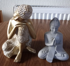 Two sitting buddha for sale  NOTTINGHAM