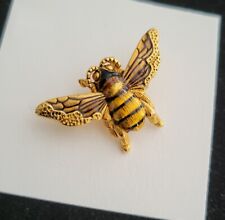 Usado, Broche vintage assinado TBM The Brooklyn Museum figura de inseto abelha comprar usado  Enviando para Brazil