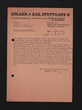 FRUTENHOF, Brief 1946, Friedrich Käs Gummiwaren-Grosshandlung Stuttgart comprar usado  Enviando para Brazil