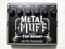 Distorsión de muff de metal Electro-Harmonix EHX usado con pedal de guitarra Top Boost, usado segunda mano  Embacar hacia Argentina