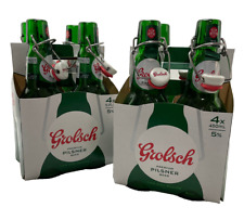 8 garrafas vazias de cerveja verde Grolsch Swing Top com selos para fabricação caseira *Frete grátis comprar usado  Enviando para Brazil