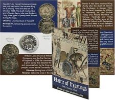 Reproducción del paquete de monedas de la batalla de Hastings - moneda medieval de Guillermo I segunda mano  Embacar hacia Argentina