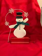 Wooden snowman figurine for sale  Lewisburg