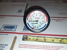 Medidor de caldera tridicador de temperatura y presión inclinado/aleta de 1/4" - sistema de agua caliente segunda mano  Embacar hacia Argentina