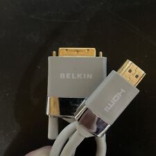 Adaptador conector cabo de vídeo Belkin 12’ pés HDMI para DVI conectores ouro 24k comprar usado  Enviando para Brazil