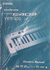 Teclado Digital Yamaha PSR-E403 e YPT-400 Livro Manual do Proprietário Original, Novo! comprar usado  Enviando para Brazil
