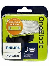 philips OneBlade norelco 3 cartuchos totais caixa desgastada comprar usado  Enviando para Brazil