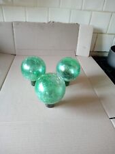 Green crackle glass for sale  PUDSEY