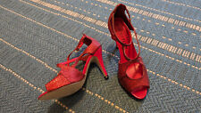 Schuhe sandalen rot gebraucht kaufen  Deutschland