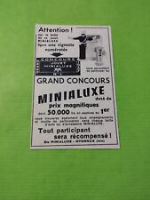 Publicite minialuxe grand d'occasion  Contres