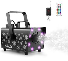 Máquina de neve, 800W DJ máquina de palco de neve 8 luzes LED RGB, 13 cores LED festa, usado comprar usado  Enviando para Brazil