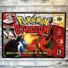 Tapete de capa de videogame Pokemon Stadium; 2 pés x 3 pés; 24" x 36"; N64 Nintendo comprar usado  Enviando para Brazil