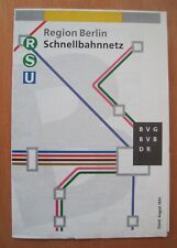 Schnellbahnnetz region berlin gebraucht kaufen  Berlin