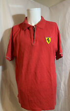 Ferrari Racing Ano 2000 Tamanho Xl Vermelha Half-zip Camisa Polo com refletores Manga comprar usado  Enviando para Brazil