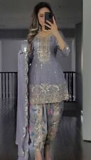 Used, DRESS BOLLYWOOD SUIT PAKISTANI INDIAN WEDDING DHOTI TOP SALWAR KAMEEZ PARTY WEAR for sale  Shipping to South Africa