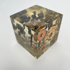 Vintage lucite cube for sale  GODALMING