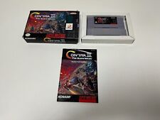 Nintendo SNES - Contra III 3 The Alien Wars Konami US NTSC Version OVP SNS P CS comprar usado  Enviando para Brazil