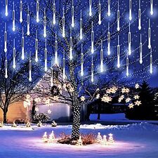 Usado, Luzes de Natal Purtuemy ao ar livre, luzes de chuveiro de meteoros 12 polegadas 8 tubos LED neve comprar usado  Enviando para Brazil