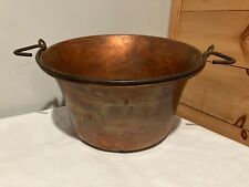 Antique copper cauldron for sale  Abington