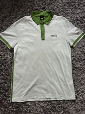 Hugo Boss Mens Green / White BMW Championship Golf Polo Shirt Size Medium - VGC for sale  Shipping to South Africa